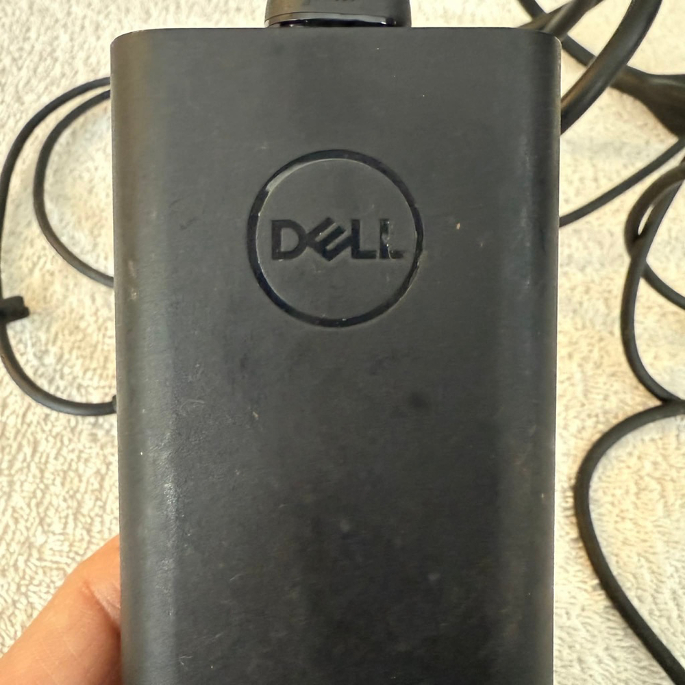 Dell 65W Black AC Adapter Laptop Power Supply One Size